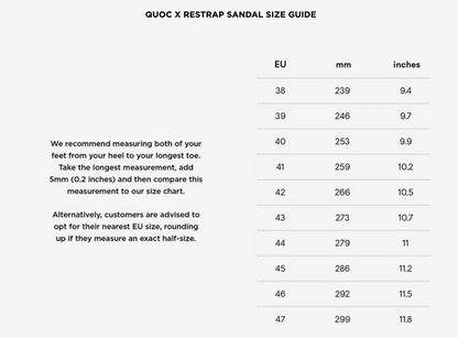 QUOC X Restrap Bikepacking Sandals -sandaalit